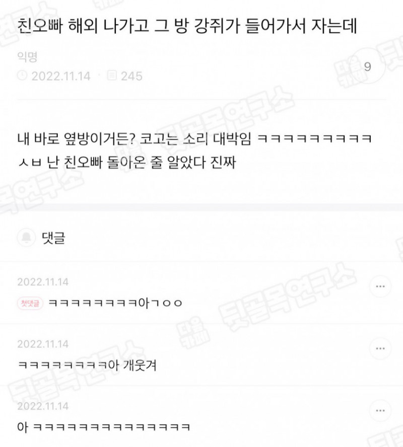 달팽이 분석과 실시간패턴통계